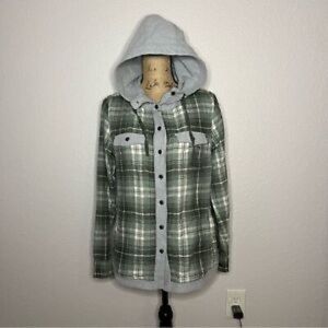 Marmot hooded flannel shirt, size medium